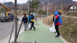 환경정화자원봉사(2018년 3월)