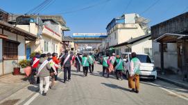 괴산군 각 읍·면, 설 맞이 환경정화로 귀성객 맞이 ‘분주’ 이미지