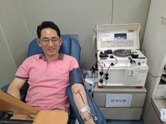 ▣ “109번의 헌혈, 436시간의 나눔” 괴산군청 우익원 과장, 생명 나눔 실천 이미지