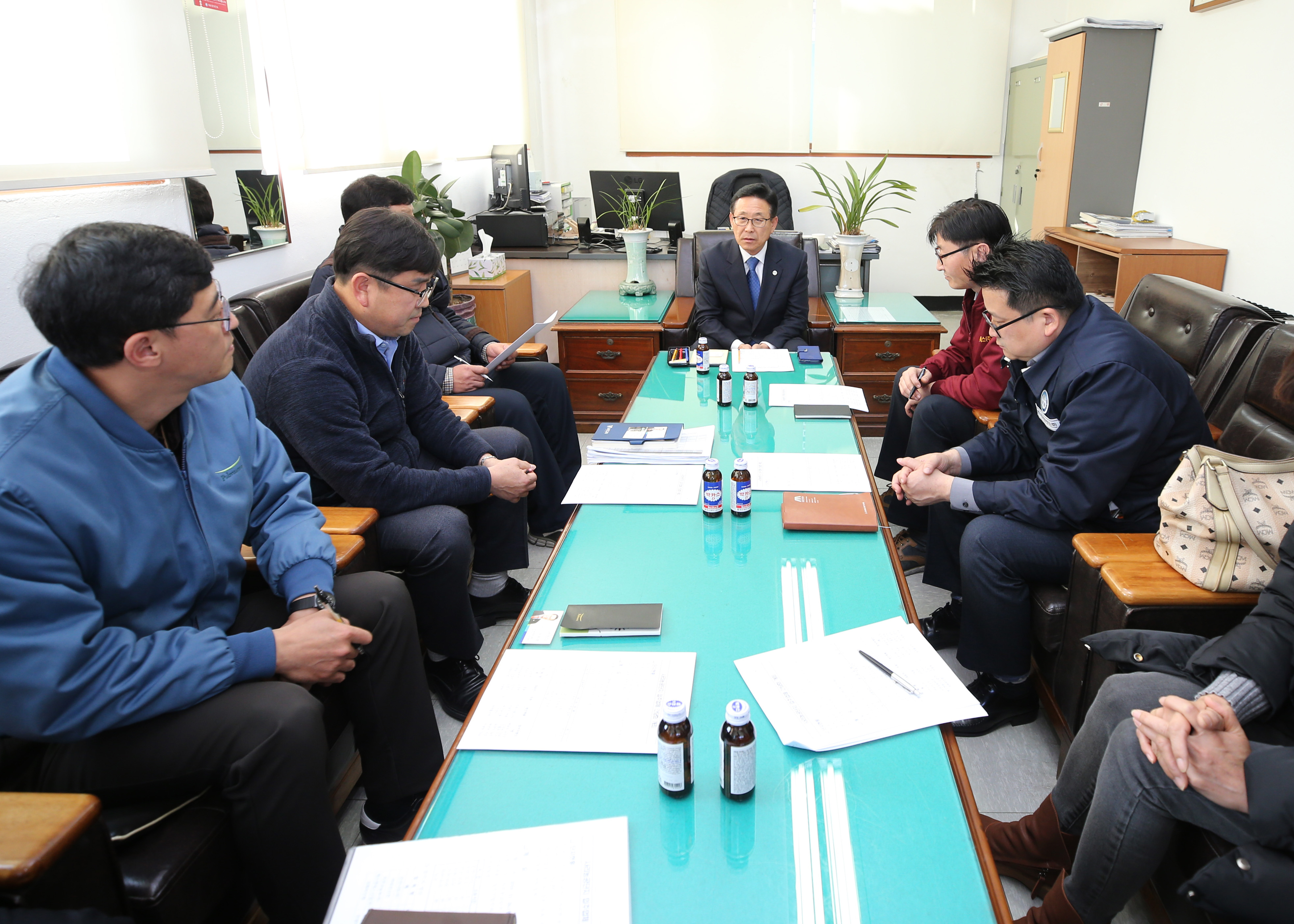 사리농공단지 입주기업 간담회 사진 이미지1