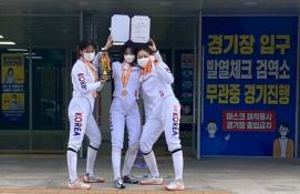 괴산 중원대 펜싱부, 전국대회 단체전 3위 이미지