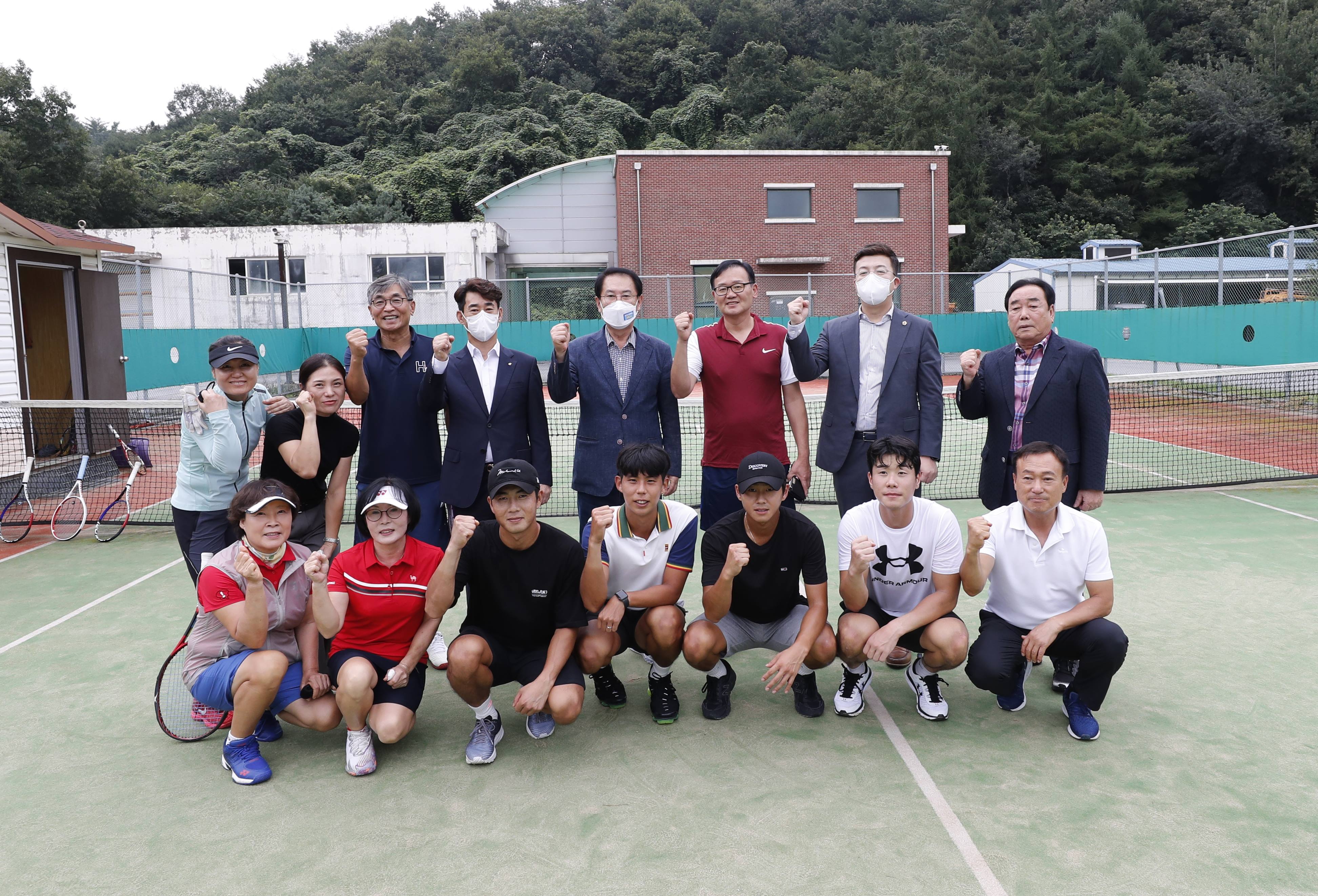 충북도민체전 선수단 훈련 격려(8.23.) 이미지1