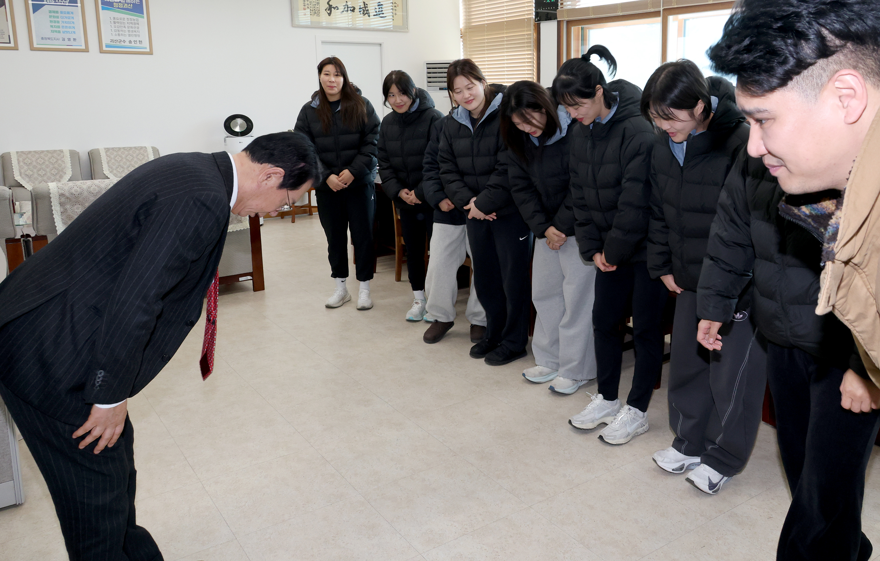 괴산군 여자씨름단 태안 설날씨름대회 출전 격려 (2026.02.09) 이미지2
