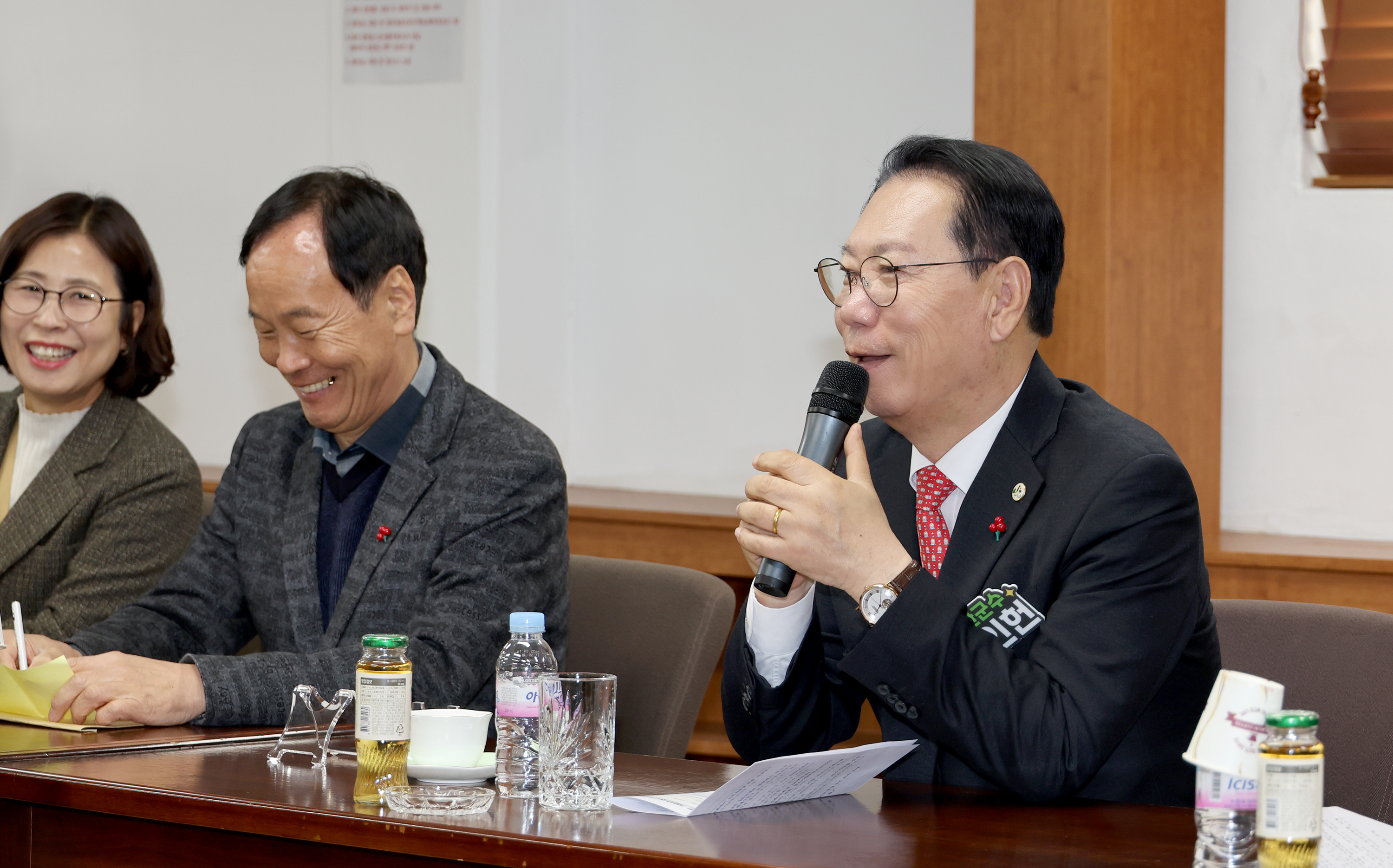 괴산군 기업인 순회 간담회_우진산전,이지캠 (2025.11.20) 이미지3