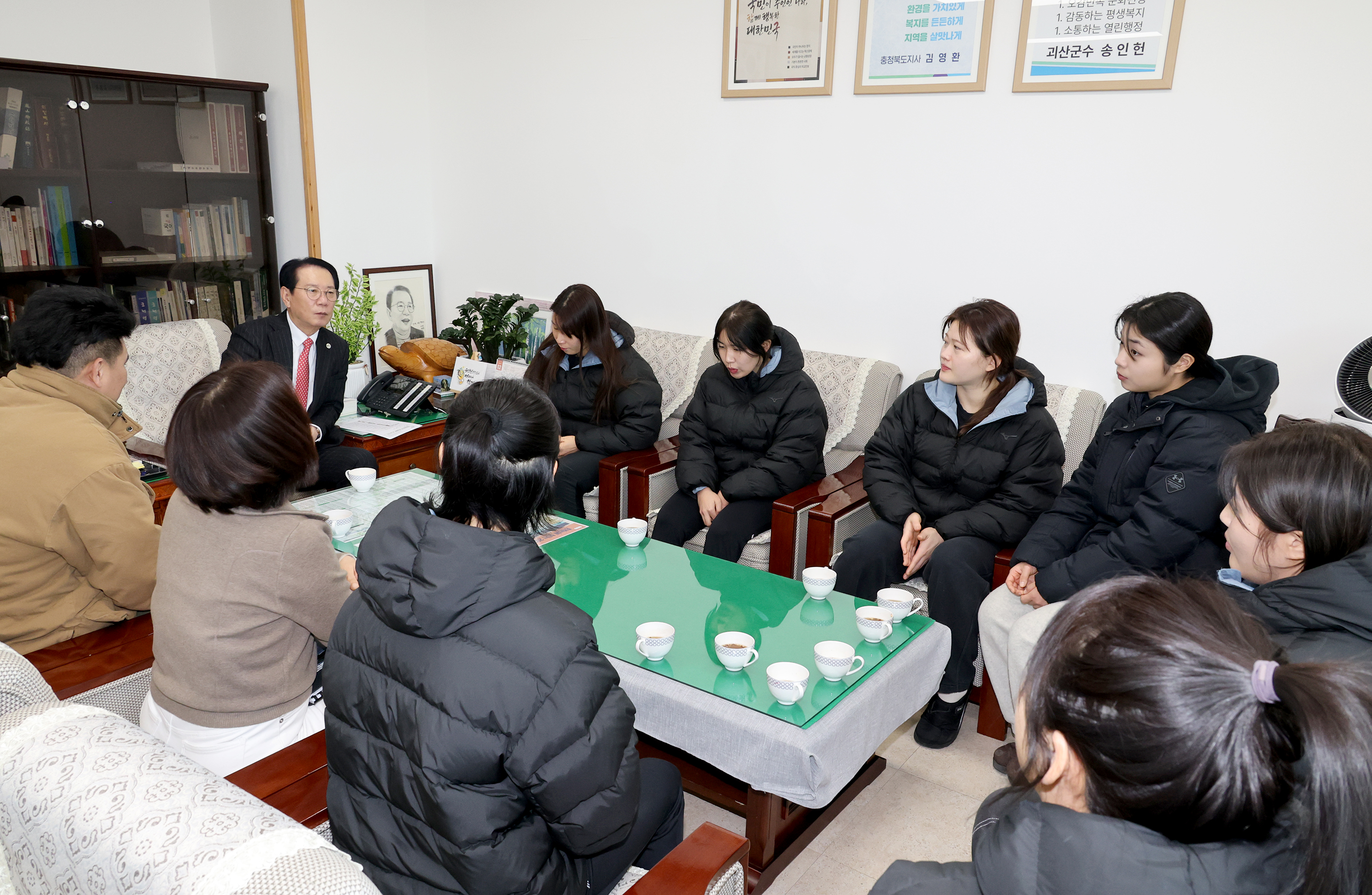 괴산군 여자씨름단 태안 설날씨름대회 출전 격려 (2026.02.09) 이미지3