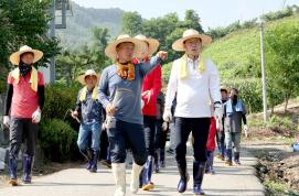 대학찰옥수수 첫 출하 행사(7.9.)
