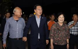 소수면 중심지 조명환경개선사업 점등식(6.30.)