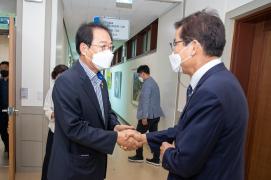 충북도교육청 방문 괴산고등학교 정원 확대 건의(8.12.)