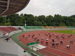 괴산군보건소, “직장인 야간운동교실”  야외운동 재개 이미지