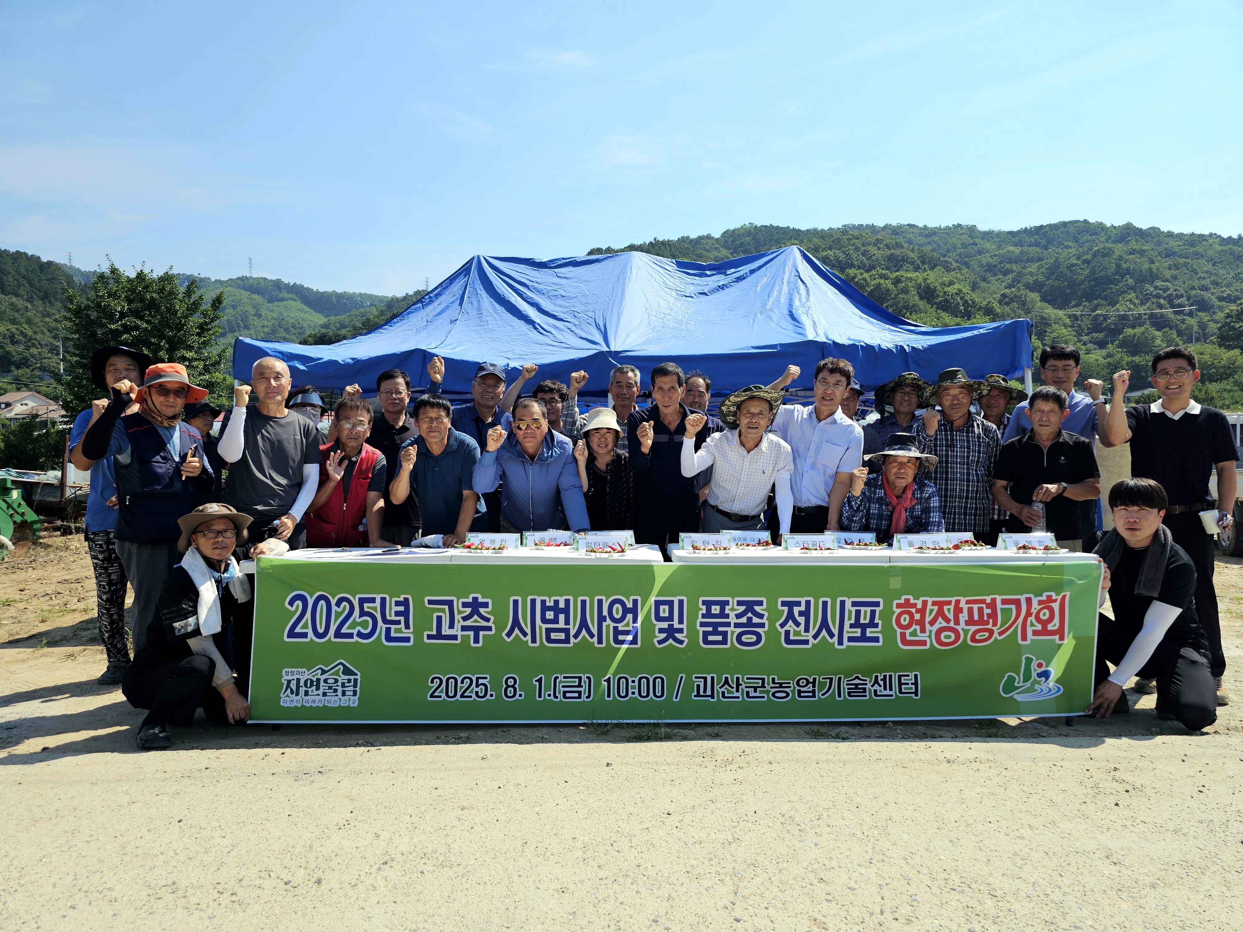 고추 시범사업 및 품종전시포 평가회 이미지1