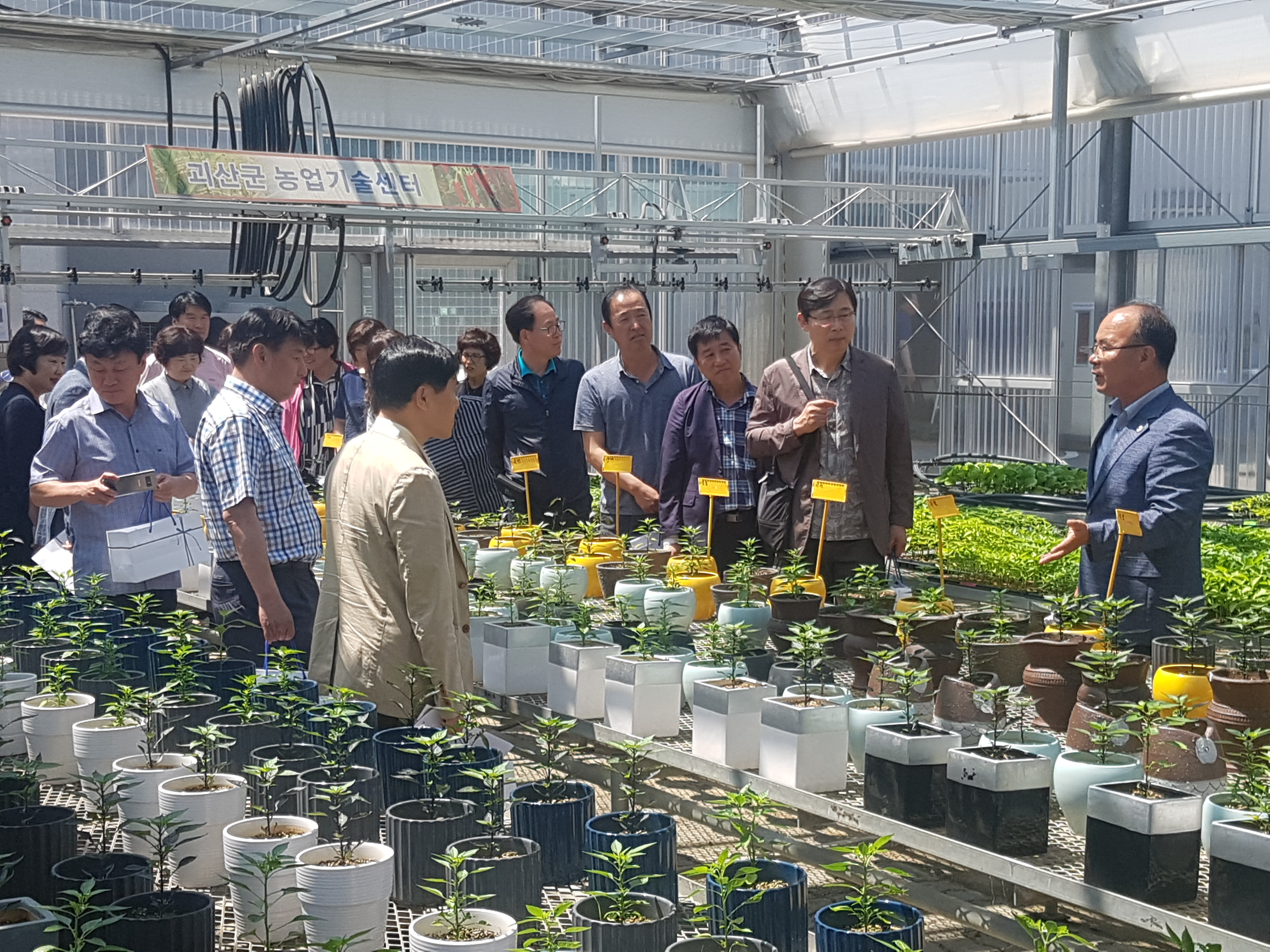 괴산증평 관내 교감단 농업기술센터 방문 이미지2