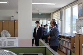 충북농업기술원장 괴산군 방문