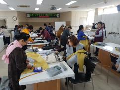 농촌 다문화가정 여성 '한복만들기'교육