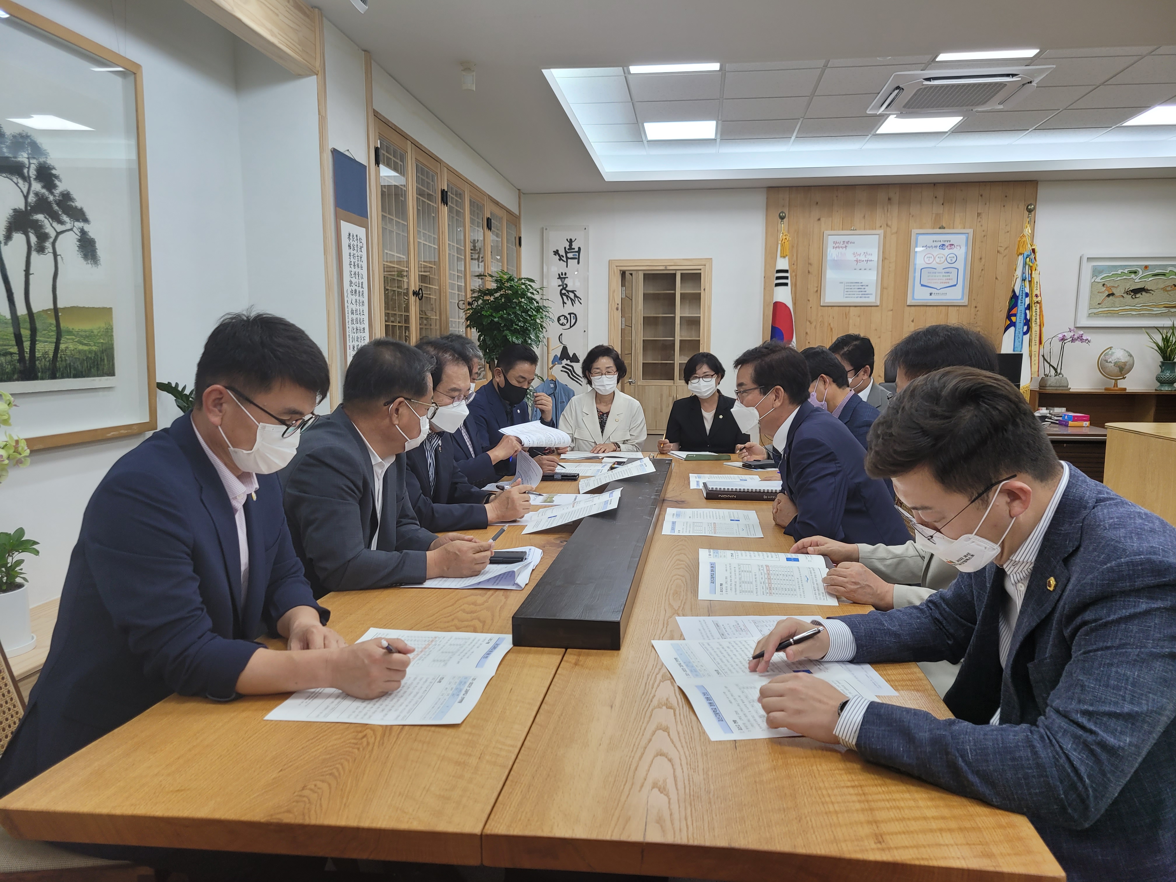 윤건영 충북교육감 면담, 괴산고 정원 확대 건의 이미지2