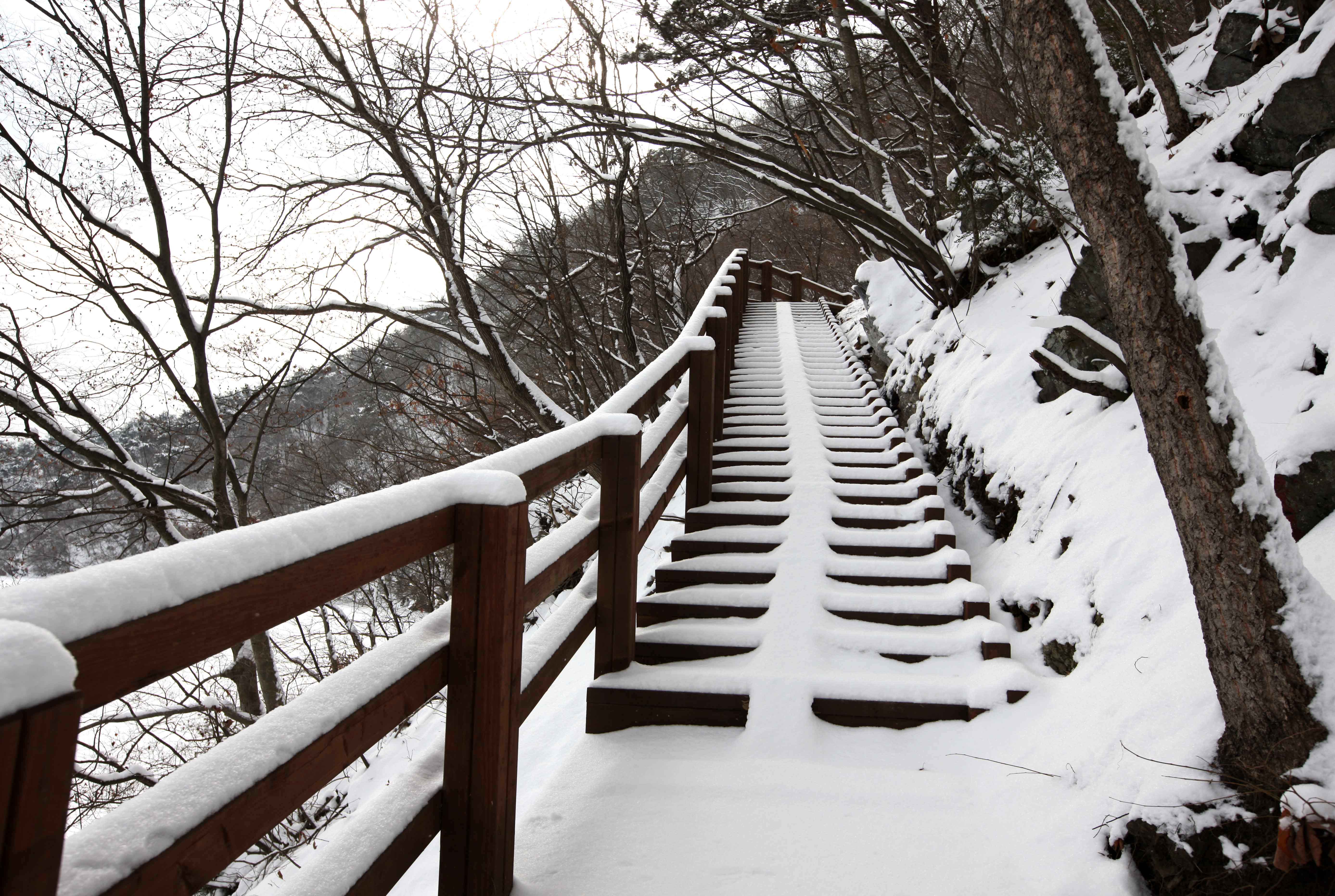 산막이 설경 이미지1