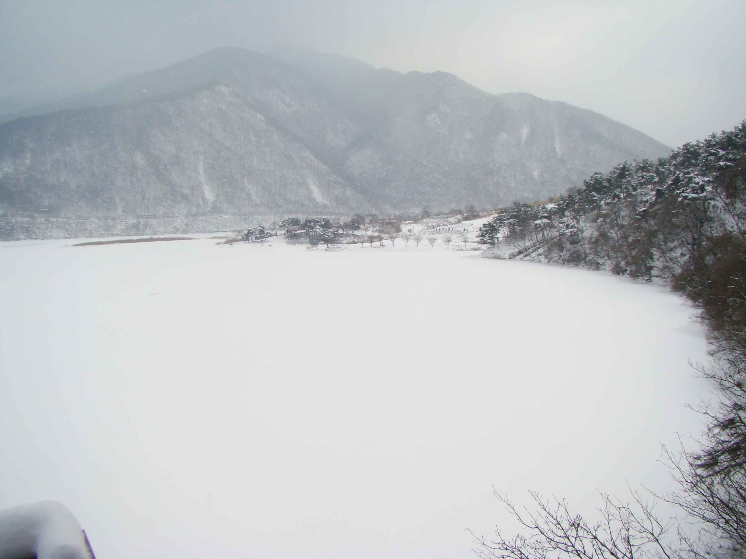 산막이 설경