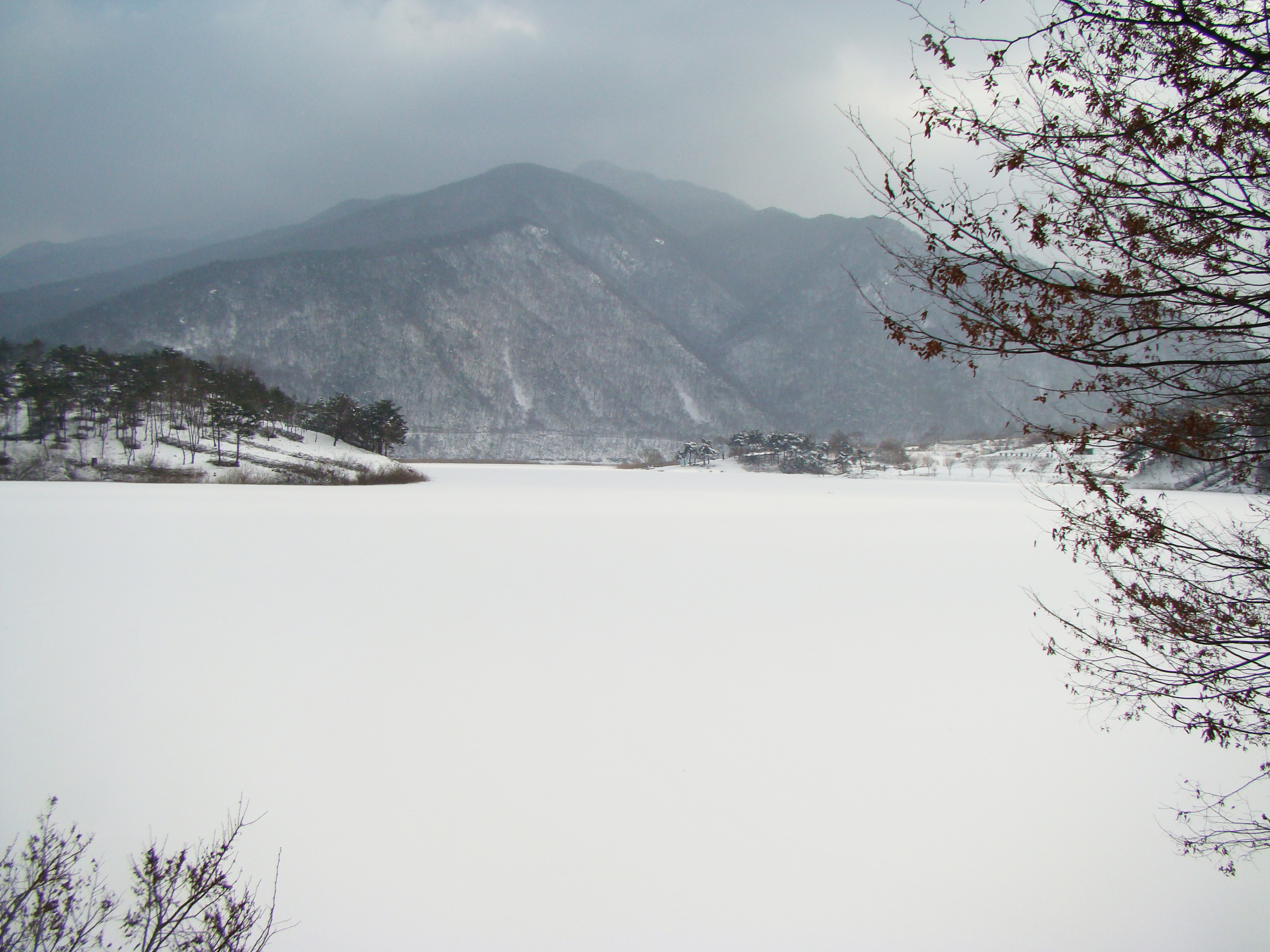 산막이 설경