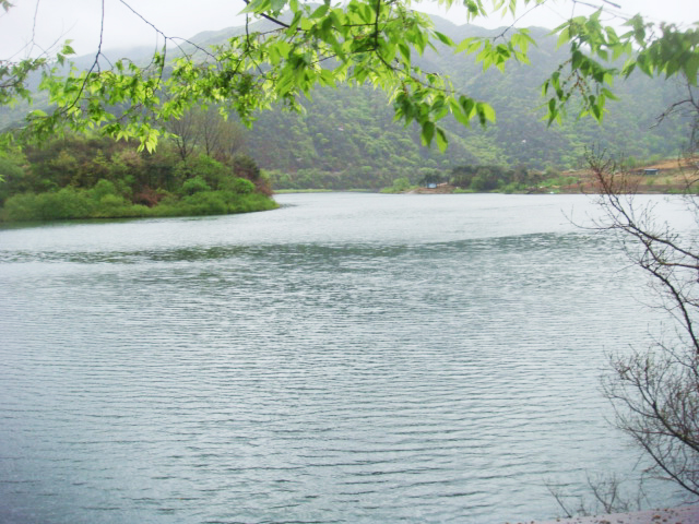 전망대에서 산막이쪽 전경