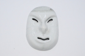 백자가면